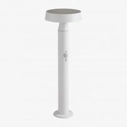 Farol Led Solar Externo De Aço Inoxidável Bravissia Branco - Sklum