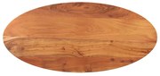 vidaXL Tampo de mesa oval 100x40x3,8 cm madeira de acácia maciça