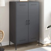 vidaXL Aparador alto 68x39x113 cm aço antracite