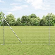 Cerca Euro 1,5x10 m Aço Galvanizado
