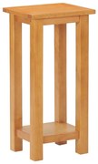vidaXL Mesa de apoio 27x24x55 cm madeira de carvalho maciça