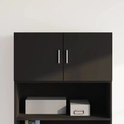 vidaXL Armário de parede 80x42,5x40 cm derivados de madeira preto