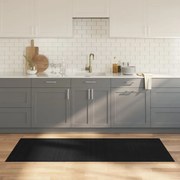 vidaXL Tapete retangular 80x200 cm bambu preto