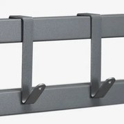 Pack De 2 Ganchos Para Cozinha Modular De Exterior Em Aço Savona Cinza Grafito - Sklum