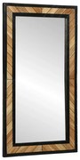 vidaXL Espelho 90x2x50 cm Madeira Sólida de Acácia
