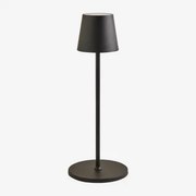 Lâmpada De Pé Led Sem Fios Para Exterior Isona Preto - Sklum