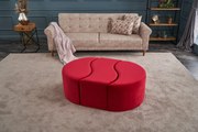 Pouffe Alya Puf – Vermelho – 120x40x80 cm