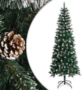 vidaXL Árvore de Natal artificial com suporte 240 cm PVC verde