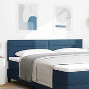 Cabeceira vidaXL Design Linhas Azul 180 cm Tecido