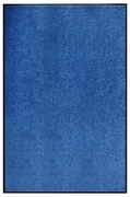 vidaXL Tapete de porta lavável 120x180 cm azul