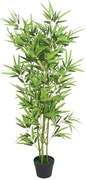 Planta bambu artificial com vaso 120 cm verde