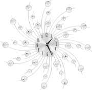 Relógio de parede com mecanismo quartzo design moderno 50 cm