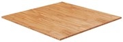 vidaXL Tampo mesa quadrado 90x90x2,5cm carvalho tratado castanho-claro