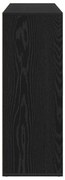 Buffets 2 pcs Madeira de Carvalho Preto 60x31x84 cm Madeira de engenha