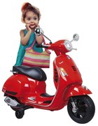 Vespa elétrica infantil 12V Vespa GTS 125 Vermelha