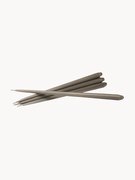 Velas finas compridas Stoff Nagel, conjunto de 6