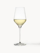 Crystal White Wine Glasses Quatrophil, Set of 6