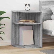 vidaXL Mesa de apoio Cinza Sonoma 39,7 x 39,7 x 60 cm