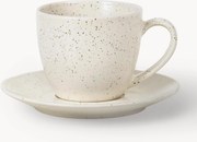 Chávena de café artesanal com pires Nordic Vanilla