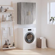 vidaXL Armário de parede 69,5x34x90 cm cinzento sonoma