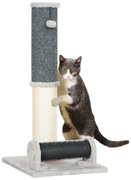 PawHut Arranhador para Gatos 85 cm Arranhador para Gatos com Poste de