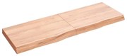 Prateleira de parede 120x40x(2-6) cm carvalho tratado castanho