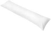 vidaXL Almofada p/ dormir de lado 40x145 cm branco