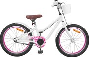 vidaXL Bicicleta Infantil 20 Polegadas para 6-11 Anos Branco