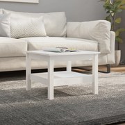 Mesa de centro 55x55x40 cm pinho maciço branco