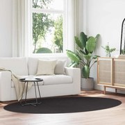 vidaXL Tapetes Preto 160 x 230 cm 100% Poliéster