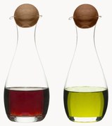 Dispensadores de azeite e vinagre artesanais Eden, conjunto de 2