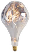 Lâmpada LED regulável E27 A165 Prata 6W 160lm 1800K