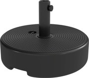 Outsunny Base para guarda-sol, suporte exterior enchível até 19 kg com areia ou 15 kg com água, Ø 45 x 30,5 cm, preto | Aosom Portugal