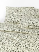Capa de edredão em algodão lavado com padrão floral Nolana