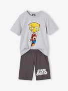 Pijama bicolor Super Mario®, para criança antracite