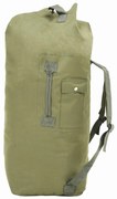 vidaXL Saco de pano estilo militar 85 L verde azeitona