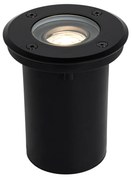 Refletor moderno para exterior preto 35 mm ajustável IP65 - Delux Moderno