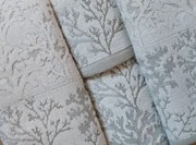 6 Toalhas de banho jacquard - 550 gr/m2 - algodão C/ lino