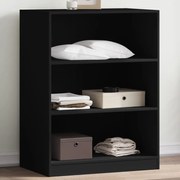 vidaXL Roupeiro 77x48x102 cm derivados de madeira preto