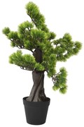 vidaXL Bonsai pinus artificial com vaso 60 cm verde