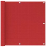 Tela de varanda 90x300 cm PEAD vermelho