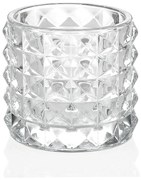 Porta Velas em Vidro Transparente - Andrea House