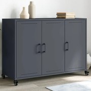 vidaXL Aparador 100,5x39x72 cm aço antracite