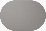 Individual de mesa oval em pele sintética Pik