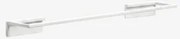 Toalheiro Adesivo De Parede Com Barra 45 Cm Para Casa De Banho Em Aço Inoxidável Jalter Branco - Sklum