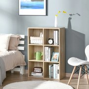Estante Cube - Carvalho - Design Minimalista