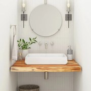 VidaXL Bancada de casa de banho quadrada 60x60x2,5 cm acácia maciça
