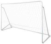 90572 vidaXL Conj. de balizas de futebol aço de alta qualidade 240x90x150 cm