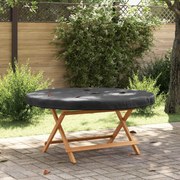 vidaXL Capa para Mesa Externa 122 x 122 x 10 cm Tecido Oxford 210D
