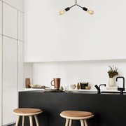 Candeeiro Chandelier Sparrow – Preto – 34 x 10 cm